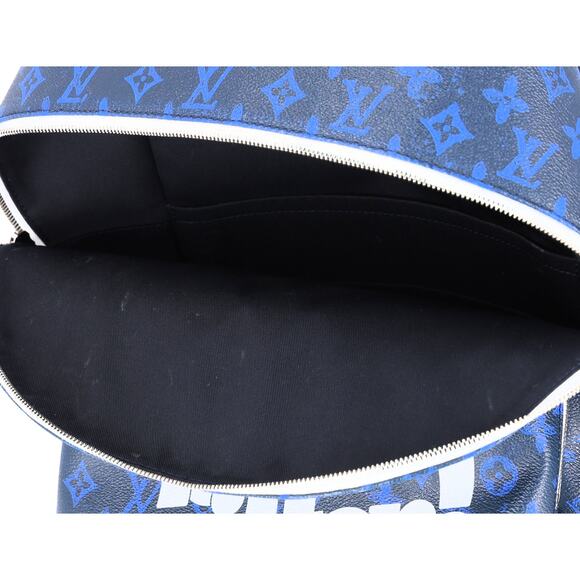 Louis Vuitton Discovery Backpack PM Everyday LV M45879 Dark Navy Blue White - Picture 9 of 9